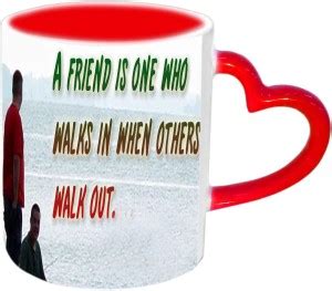 Jiya Creation1 BFF Right Red Heart Handle Ceramic Coffee Mug Price in ...