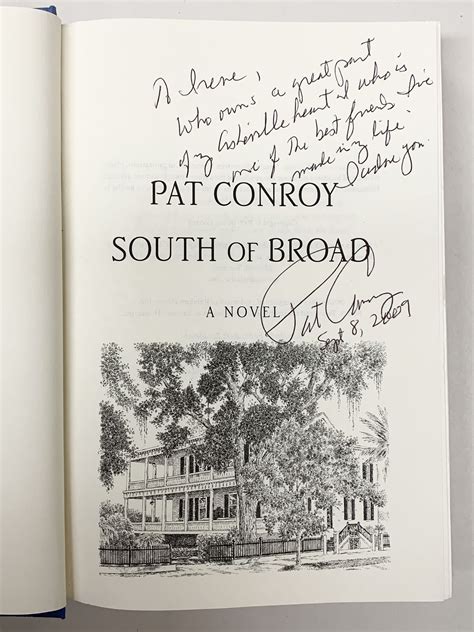South of Broad by Conroy, Pat: fine Hardcover (2009) First Edition ...