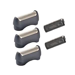 Generic Shaver 3 x Foil and 2 x blade Compatible with BRAUN Series 1 ...
