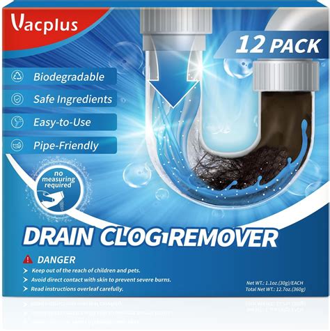 Amazon.com: Drain Clog Remover 18 Packs Fast Acting Drain Cleaner ...