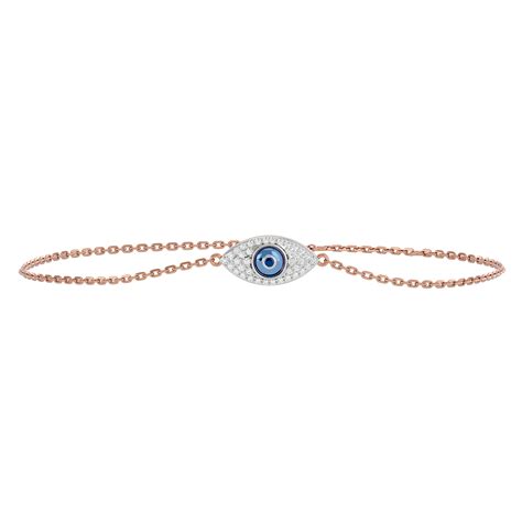 Lab Grown Diamond Evil Eye Bracelets - Blu Diamond