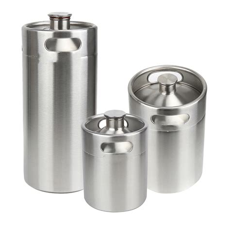 ⚡️Buy Maxbell Stainless Steel Mini 2L+5L Keg And Beer Growler Spear ...