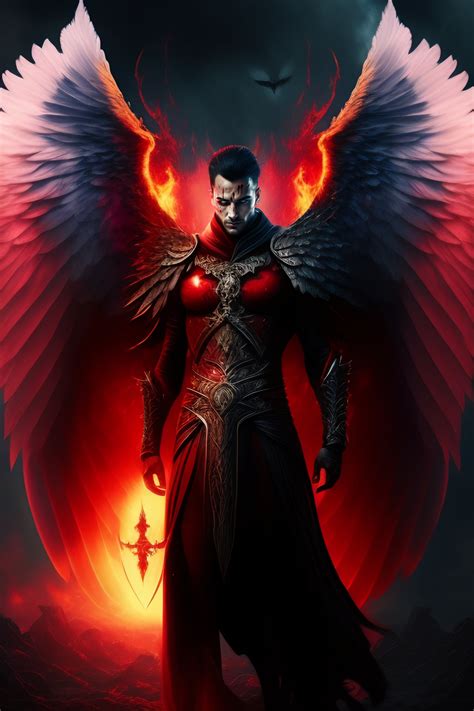 Half Angel Half Demon Wings