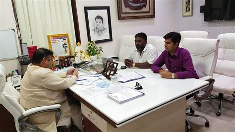 Prominent Labour Leader Abhijeet Rane meeting with SEW Engineering ...