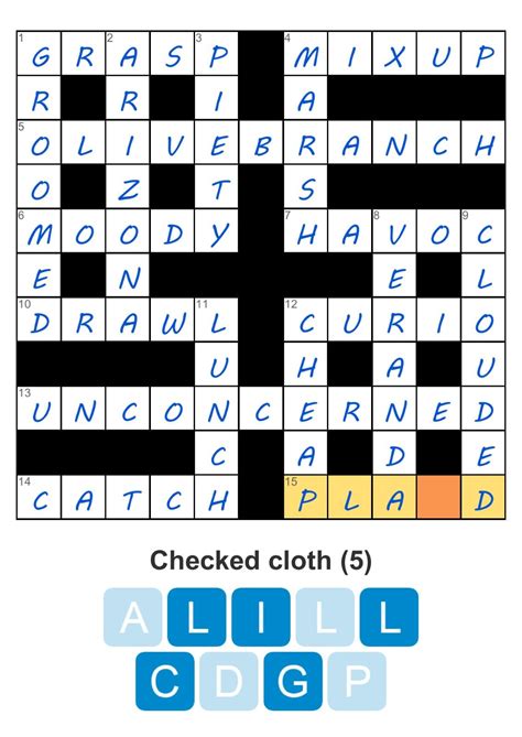 Puzzle Page Crossword May 9 2024 Answers - qunb