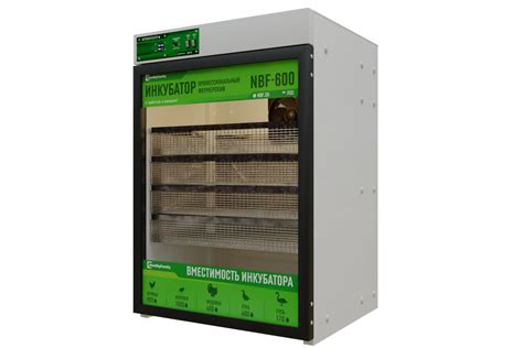 Инкубатор профессиональный фермерский NBF-600 полный автомат.