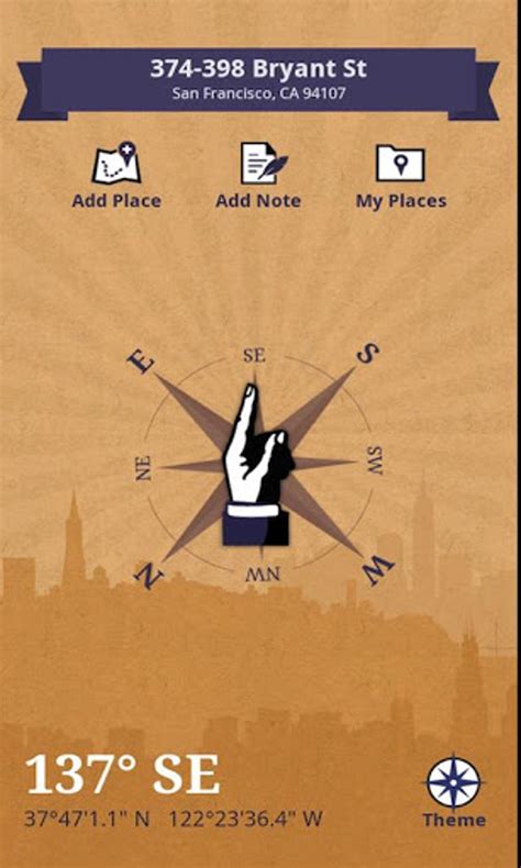 Android Compass 的图像结果
