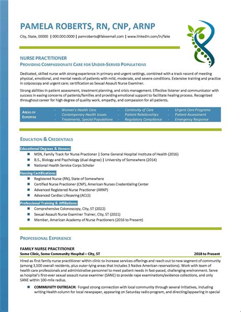 Good Nursing Resume Sample