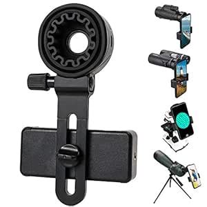Telescope Phone Adapter, Universal Cell Phone Mount Compatible ...