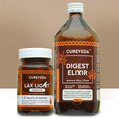 Buy Cureveda Digest Pack Online | Herbal Organic Digestive Medicine