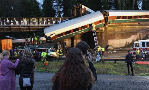 'Holy cow, so the train is actually on the road?' The wreck of Amtrak ...