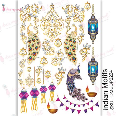 Indian Motifs - Transfer Me – Dress my craft