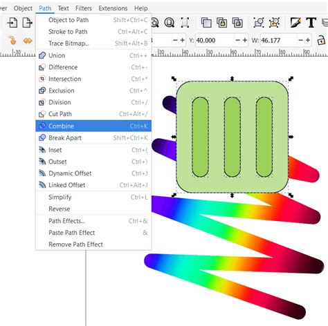 Image result for Inkscape Node Tool Pattern Fill