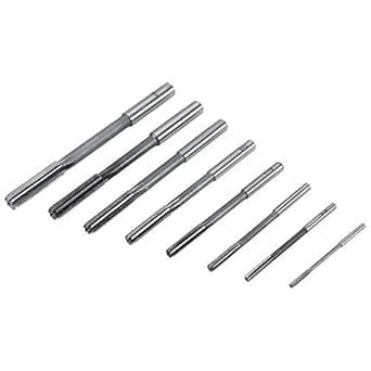 8 Pieces H8 Chucking Reamer Set, Milling Cutter Reamer Cutter Tool Set ...