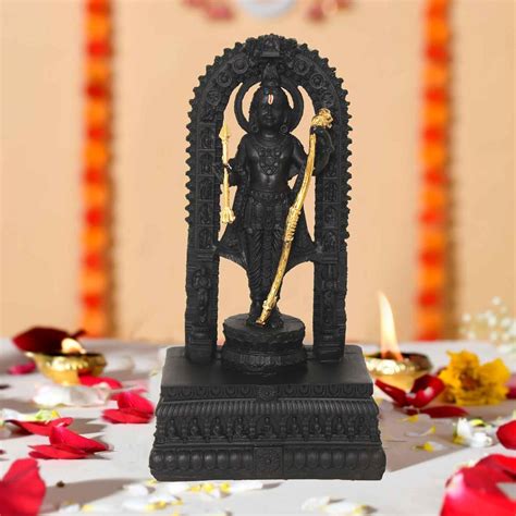 Buy ART N HUB® Ayodhya Ram Lalla Murti God Idol Statue Showpiece ...