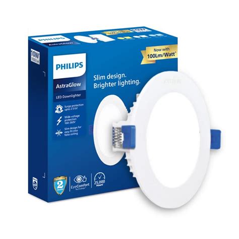 PHILIPS Polycarbonate Astra Glow 10-Watt Round LED Downlighter ...