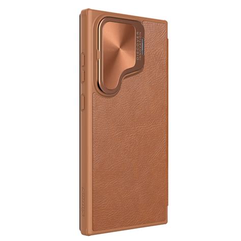 Nillkin Case for Samsung Galaxy S24 (6.2" Inch) Qin Prop Leather Lens ...