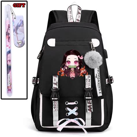 Demon Slayer Nezuko Backpacks, School Bag for Teenager - Walmart.com