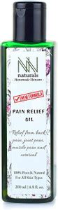 NN Naturals Homemade Ayurvedic Pain Relief Oil, For Back, Legs, Arms ...