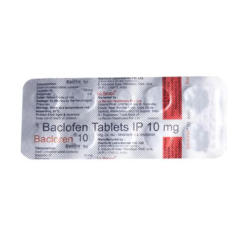 Bacloren 10 Tablet | Uses, Side Effects, Price | Apollo Pharmacy
