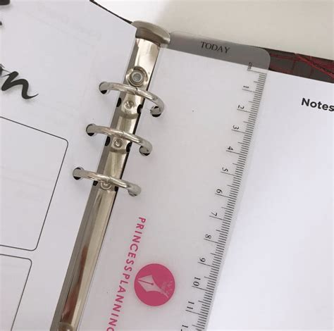 Princess Planning 'today' A5 Organiser Ruler Page Marker