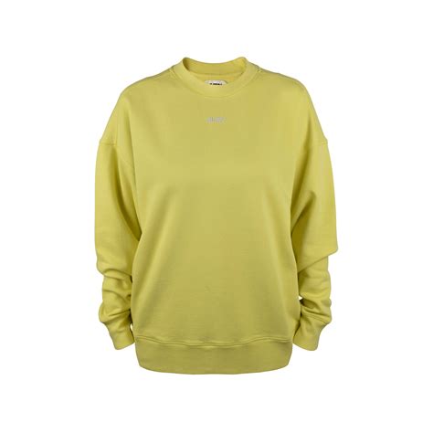 Luxury sweatshirt for women - Autry sweatshirt in yellow cotton