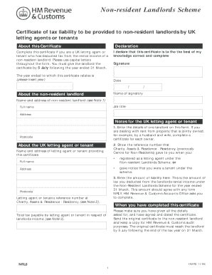 2006-2026 Form UK HMRC NRL6 - Blank Fillable Template | Fill Out, Print ...