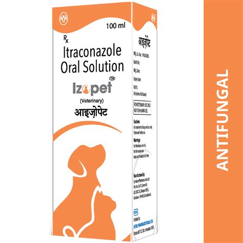 Buy Intas Izopet Itraconazole Syurp for Dogs and Cats (100ml) online at ...