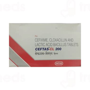 Ceftas Cl 200 Mg500 Mg90 M Tablet 10 - Uses, Side Effects, Dosage ...