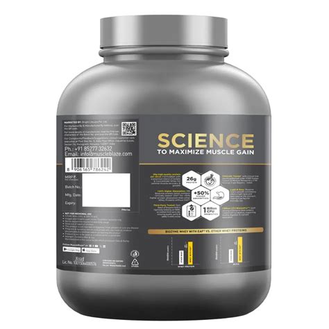 MuscleBlaze Biozyme Gold 100% Whey – 24gram
