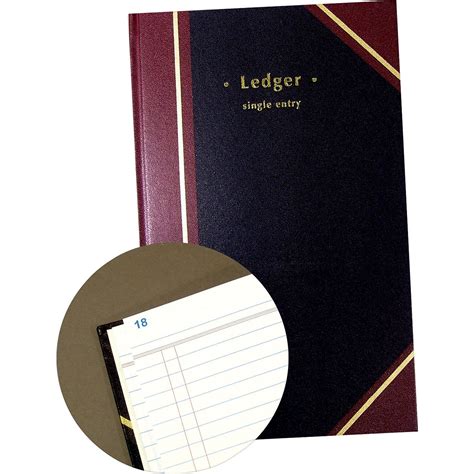 Staples® Ledger Book, Black, 150 Sheets/Book (217679) | Quill.com