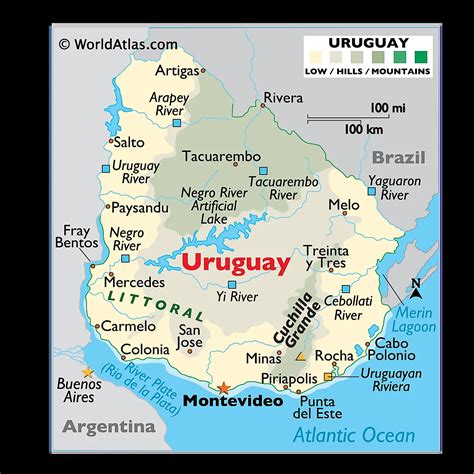 Uruguay Maps & Facts - World Atlas