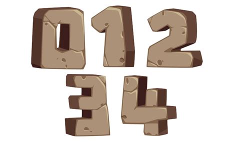 2d numbers Vectors - Download Free High-Quality Vectors from Freepik ...