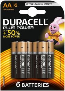 DURACELL Ultra Alkaline AA6 Batteries (Pack of 24) Battery - DURACELL ...