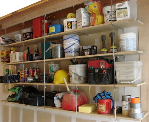 Maximize Space with Ceiling Hanging Shelves