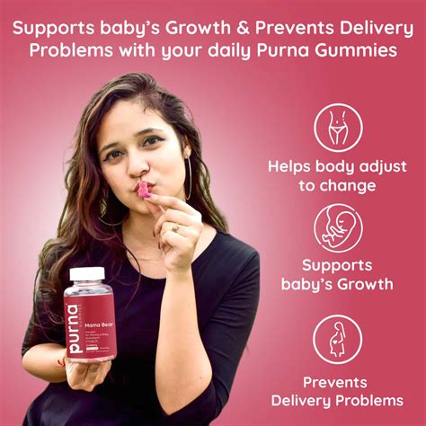 Buy PURNA PRENATAL CRANBERRY FLAVOR GUMMIES FOR PREGNANCY WITH VITAMIN ...