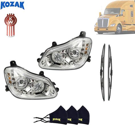 Buy Kozak Aftermarket Performance Chrome Housing Full LED Headlight ...