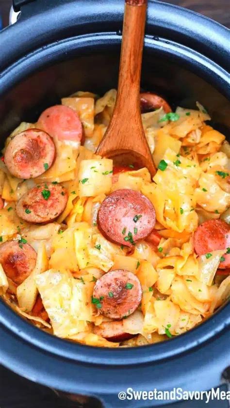 Crock Pot Cabbage | Crockpot recipes slow cooker, Easy cabbage recipes ...