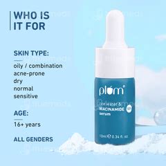 Plum Rice Water And Niacinamide 10 Serum 10ml - Uses, Side Effects ...