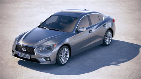 Infiniti q50 2018 model - TurboSquid 1252163