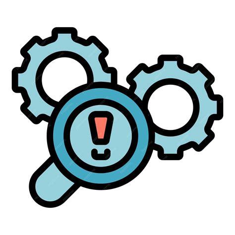 Premium Vector | Defective gear system icon outline vector quality control consumer electronic ...