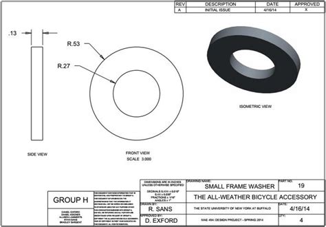 Image result for Washer Method Drawing