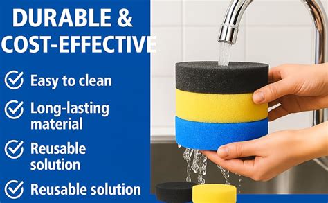 VAYINATO Sun-Sun HW-603B Canister Filter Spare Sponges | 3-Piece Multi ...