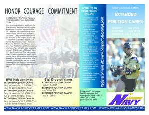 Fillable Online NAVY LACROSSE CAMPS EXTENDED POSITION CAMPS ...
