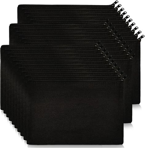 Amazon.com : Koolmox Canvas Pouches with Zipper 8x5'', 30 pack Small ...