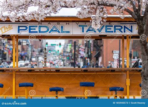 Nashville, Tennessee - March 25, 2019 : a Pedal Tavern Party Bike on ...