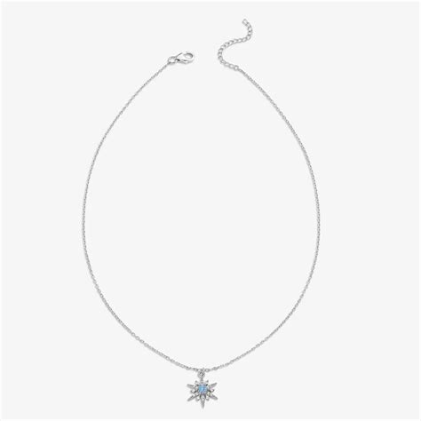 Star Design Silver Necklace