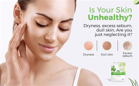 Buy VCare Face Mask Sheets For Glowing Skin, Aloe Vera And Cucumber ...