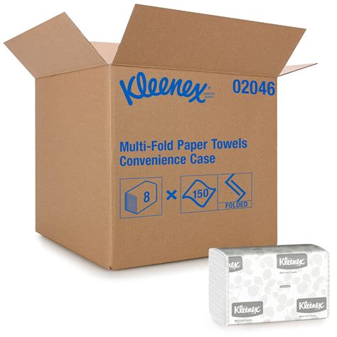 Kimberly-Clark Kleenex 02046 1-Ply Multi-Fold Towel, 9-25/64" Length x ...