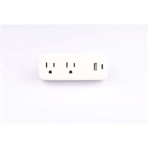 Project Source 2 outlet USB A/C Tap 15 -Amp 3-wire grounding Single to ...